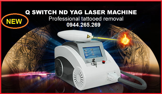 máy xoá xăm thế hệ mới QT-AU0808